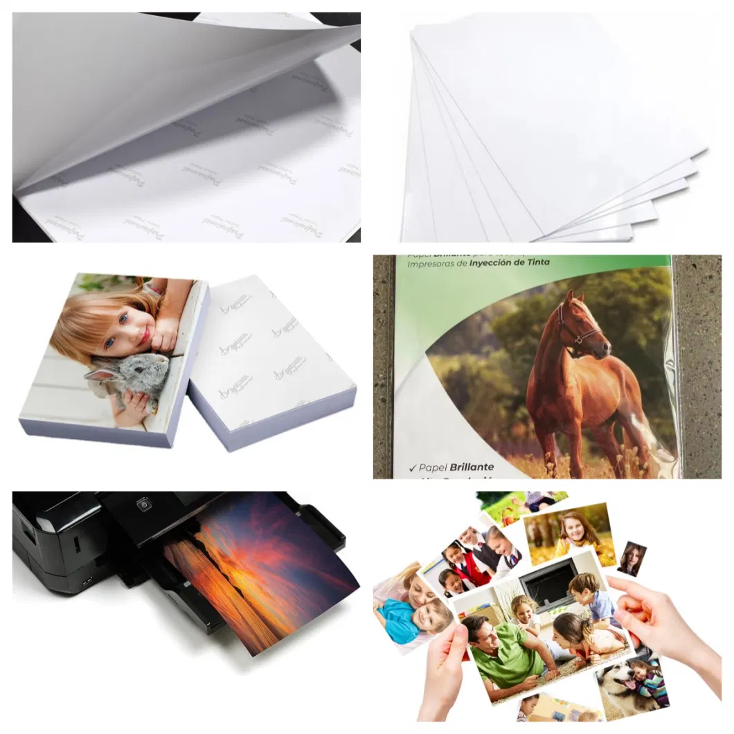 Waterproof Glossy RC Photo Paper 260g Roll Inkjet Printing Image Media for Digital Image Output