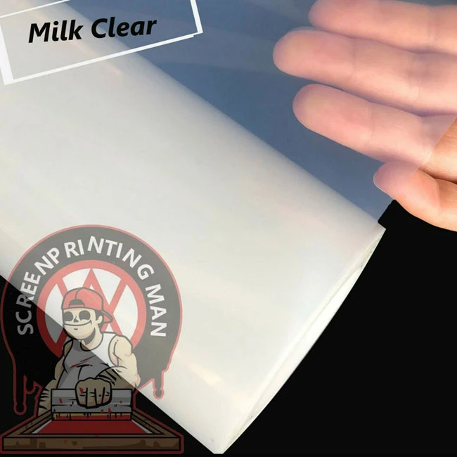 Waterproof Milky Inkjet Film for Plate Screen Printing